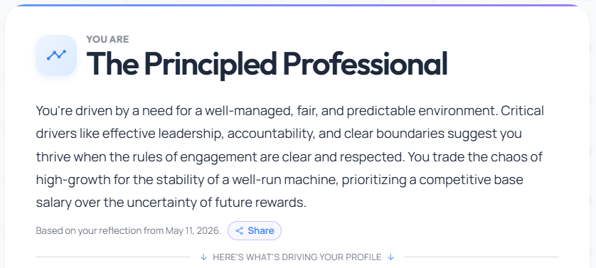 Career profile insight 1